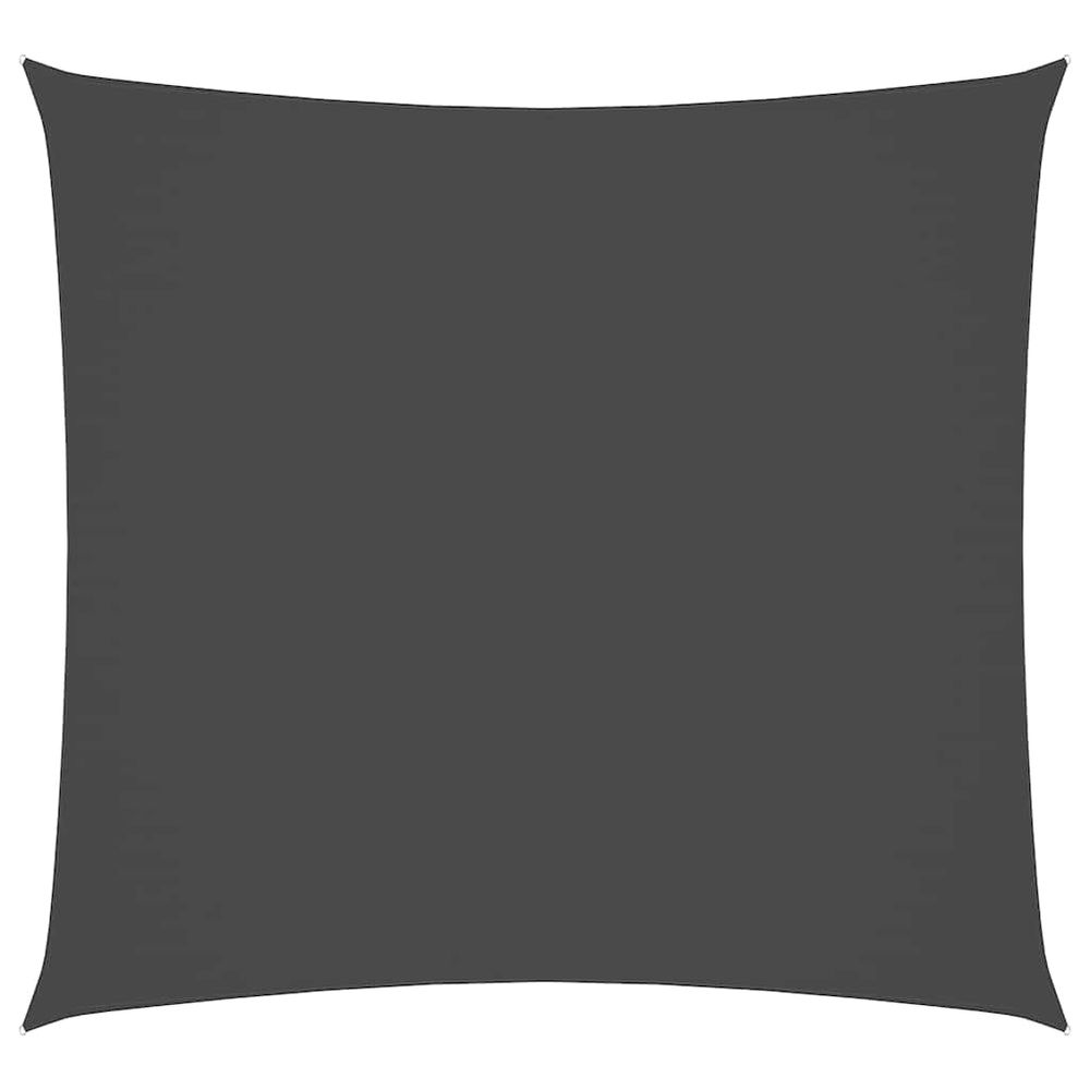 Voile de parasol tissu oxford rectangulaire 2,5x3 m anthracite