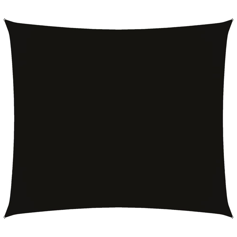 Voile de parasol tissu oxford rectangulaire 2,5x3 m noir