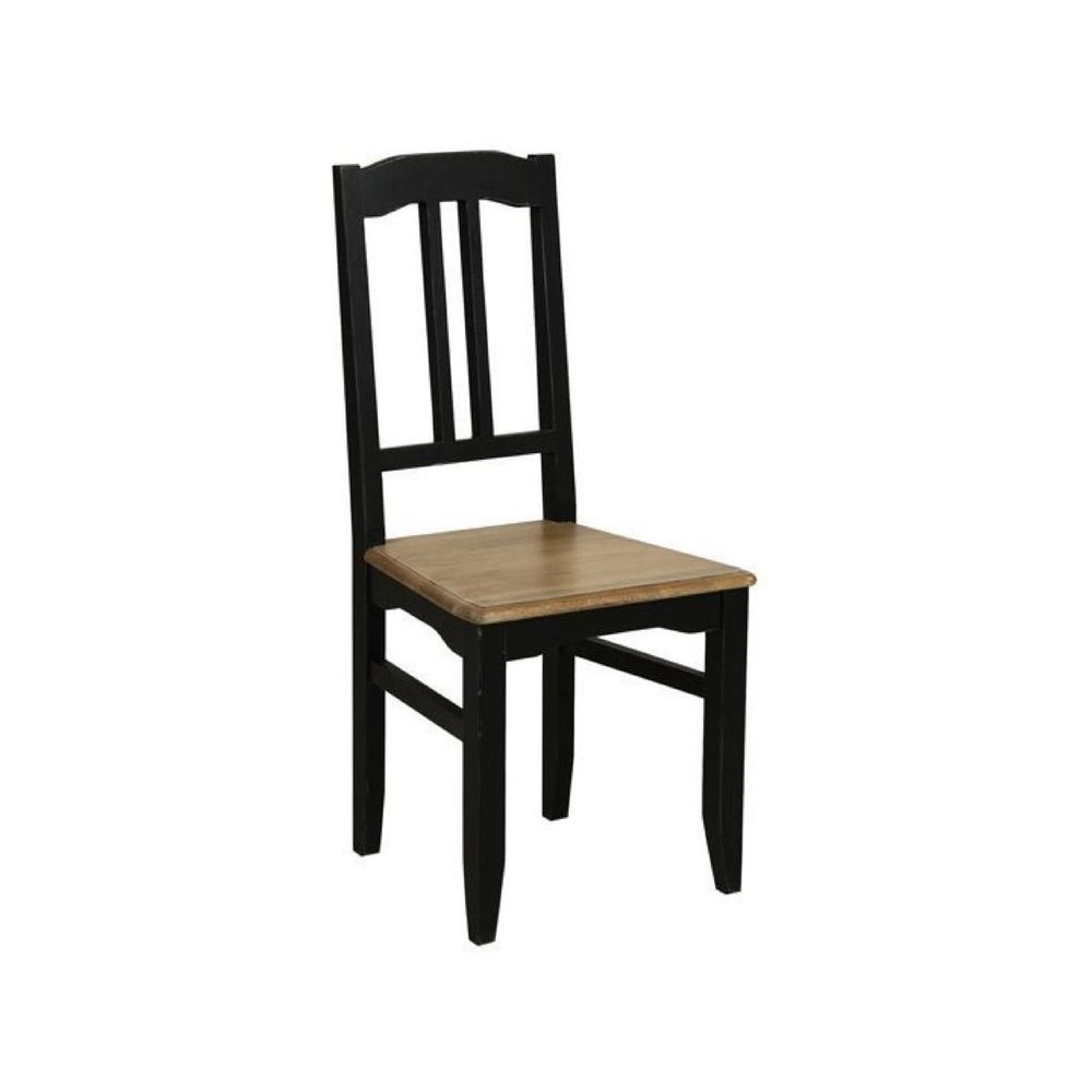 Lot de 2 chaises bois noir - esquisse interior's