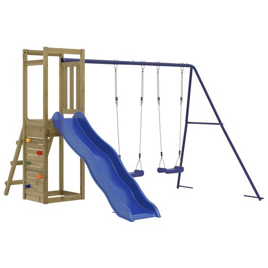 Aire de jeux d'extérieur bois de pin imprégné