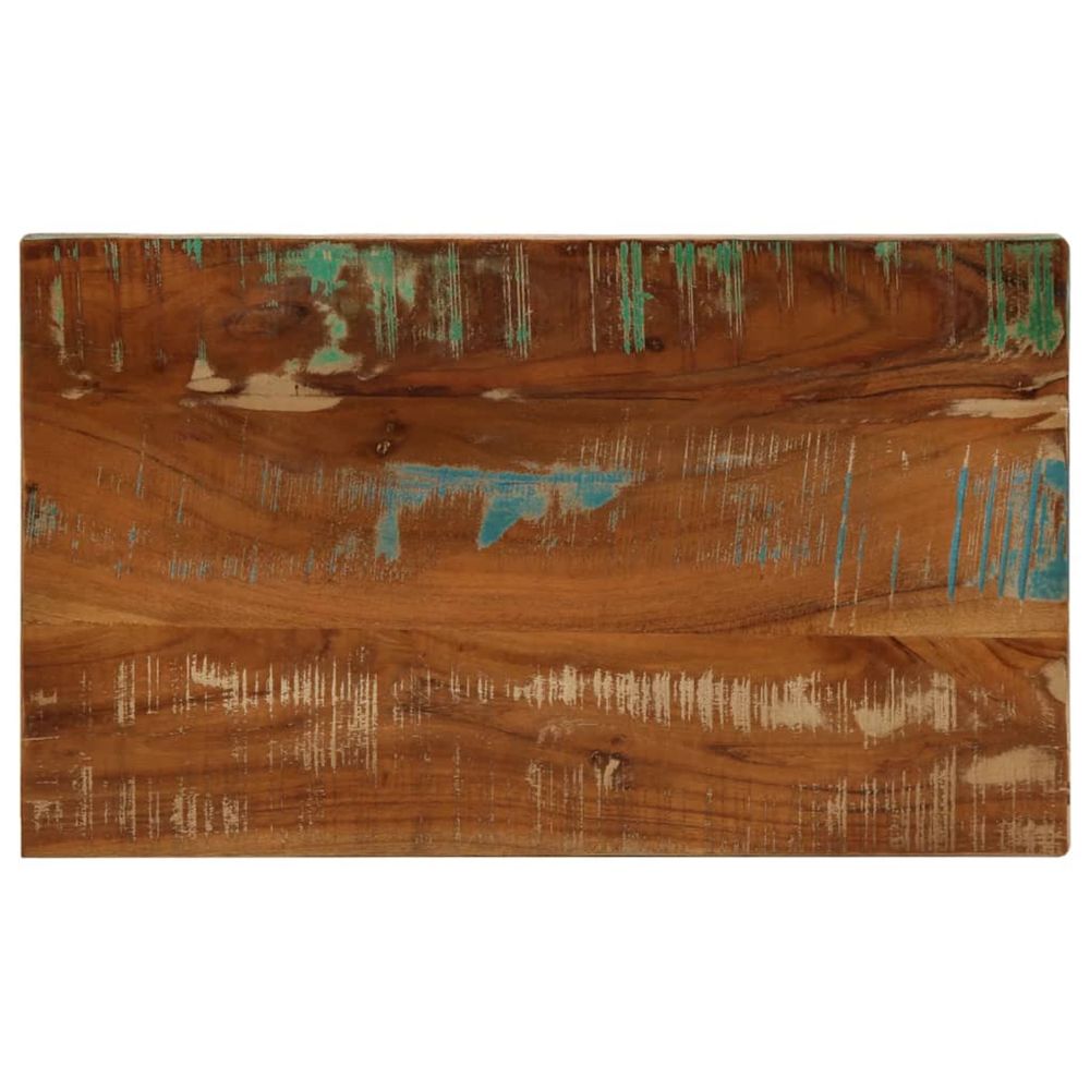 Dessus de table 60x20x3,8 cm rectangulaire bois massif récupéré