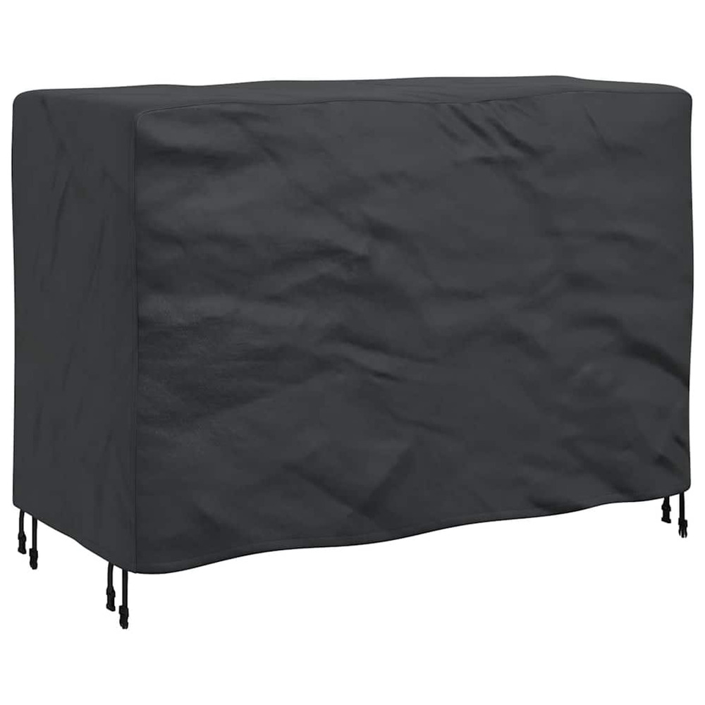 Housse pour meubles uni noir 130 x 80 x 70 cm 600d