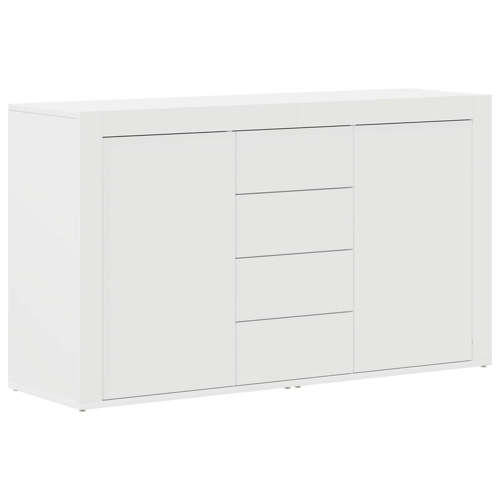 Buffet blanc 120 x 36 x 69 cm bois d'ingénierie