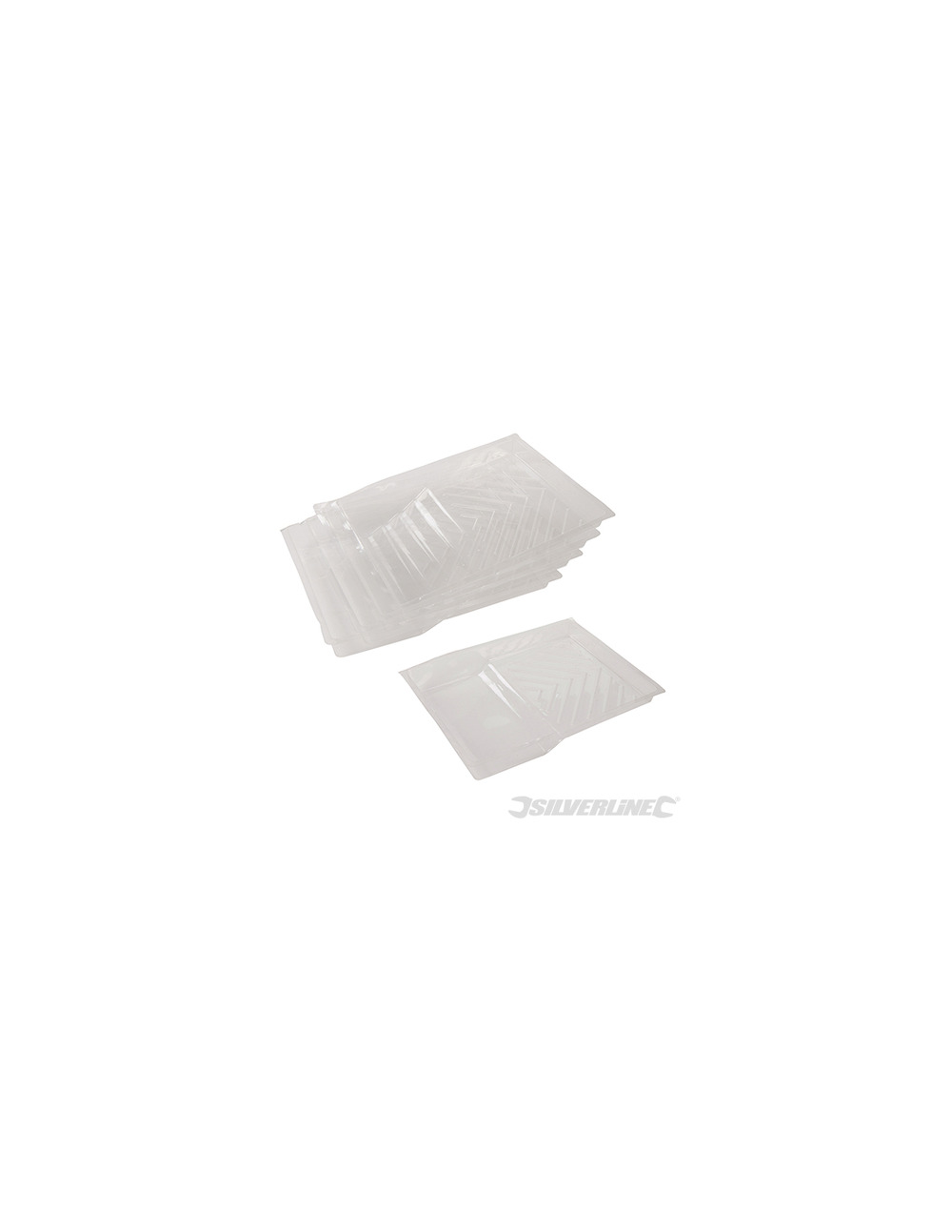 Silverline - fonds jetables pour bac à peinture, 5 pcs - 230 mm