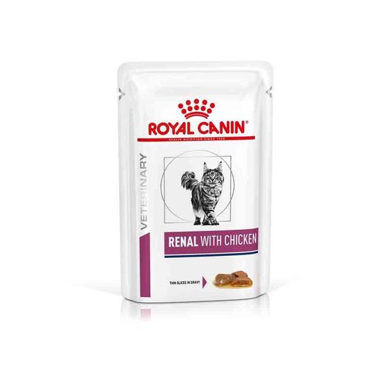 Patée chat veterinary cat poulet emince - royal canin 12*85 g