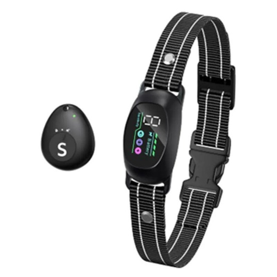 Collier anti-aboiements à puce électronique pour chien