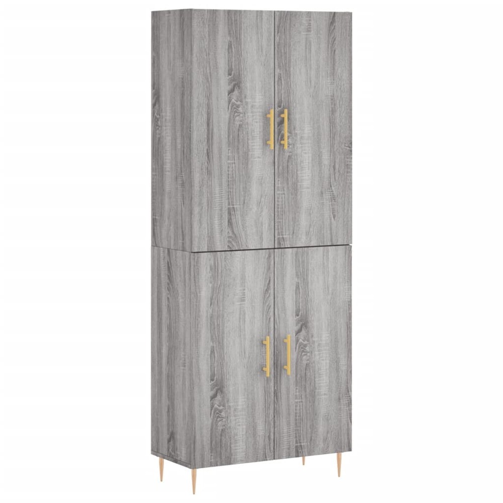 Buffet bahut commode armoire meuble de rangement organisateur cuisine salle de séjour salon haut sonoma 69,5 x 34 x 180 cm bo