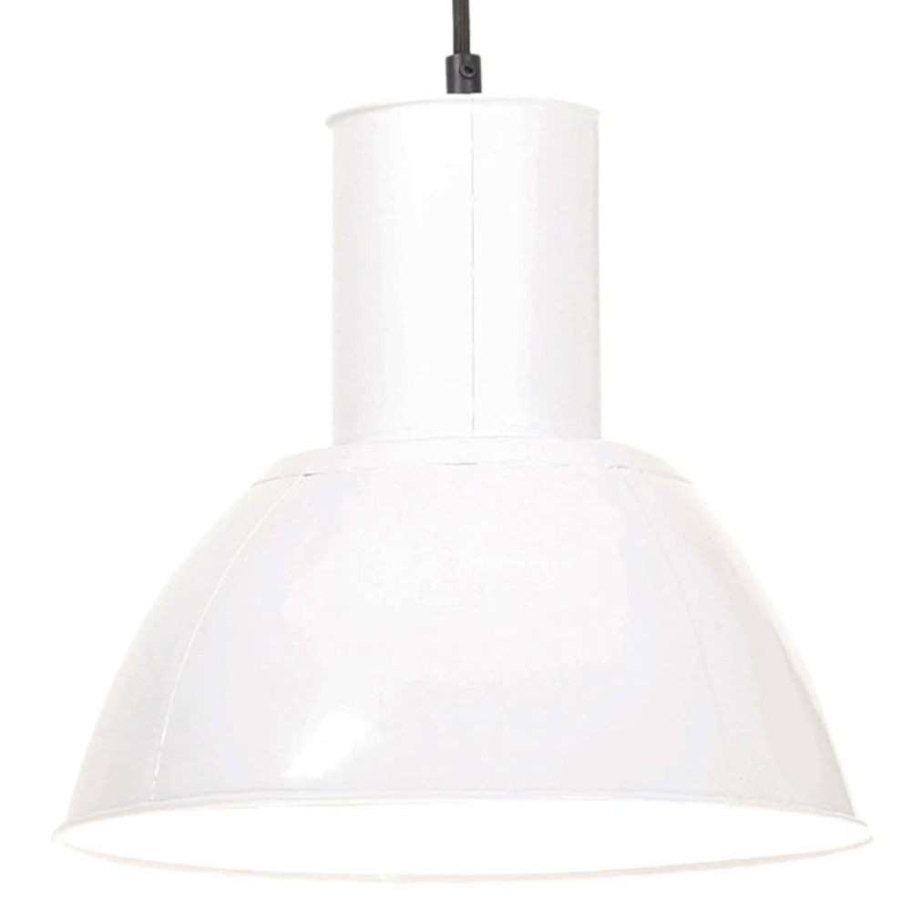 Lampe suspendue 25 w blanc rond 28,5 cm e27