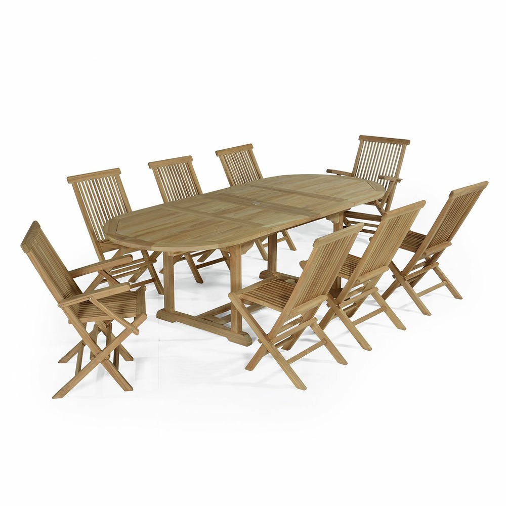 SALON DE JARDIN TECK BORA-BORA-(783893)