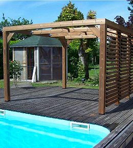 pergola bois