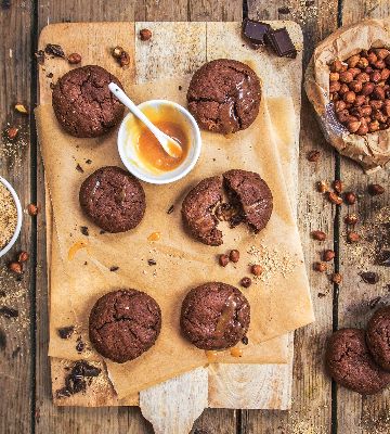 Cookies noisette caramel