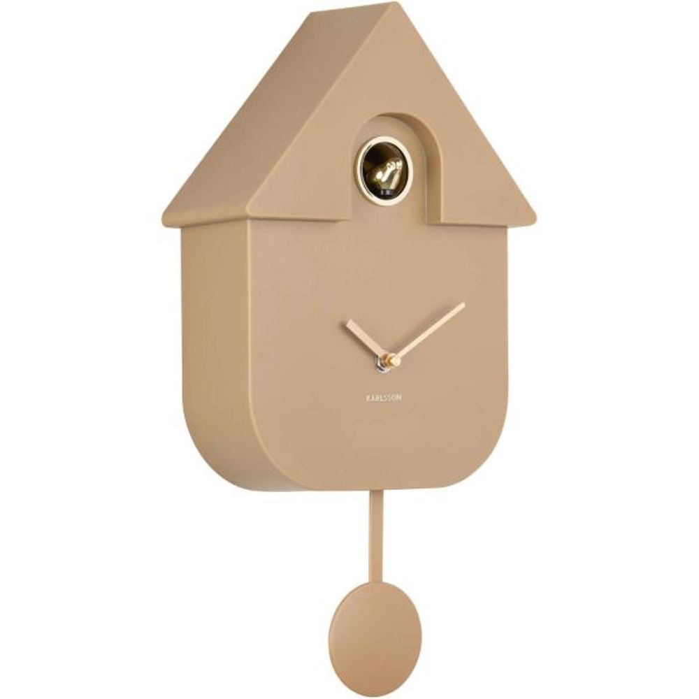 Horloge murale en abs modern cuckoo oro mocka