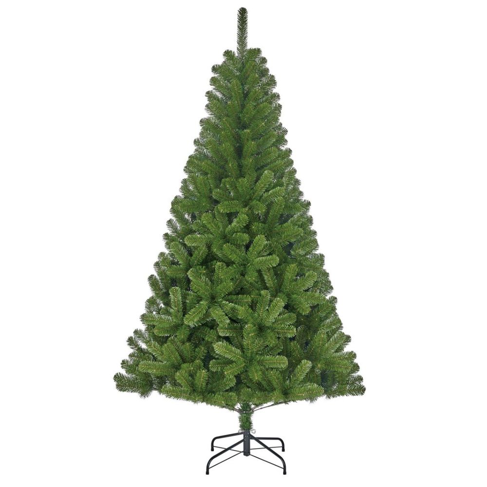 Black box trees alderfen sapin de noël artificiel h180 x ø140 cm – christmas tree avec 525 tipps – arbre avec support – vert
