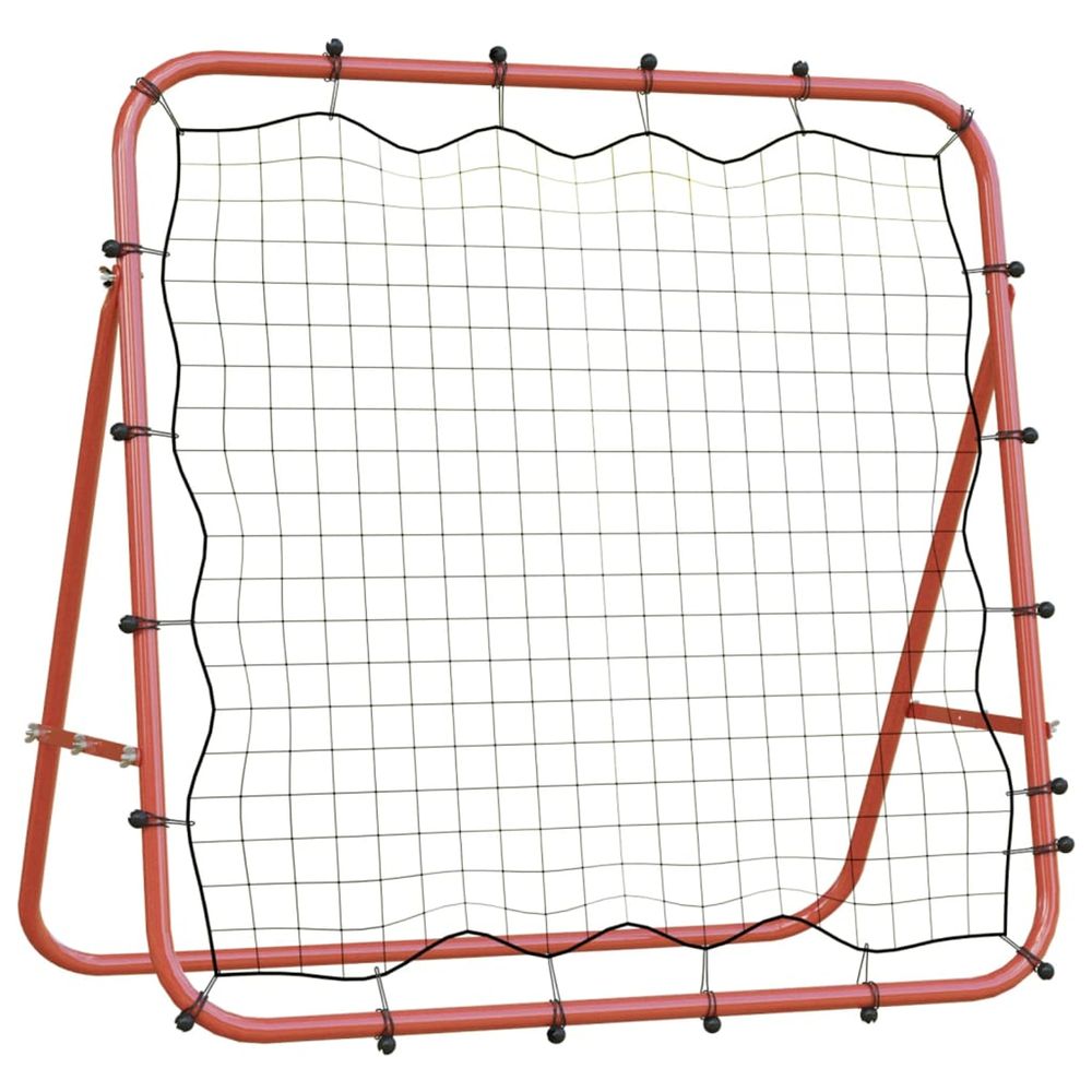 Filet de rebond de football réglable 96x80x96 cm acier et pe