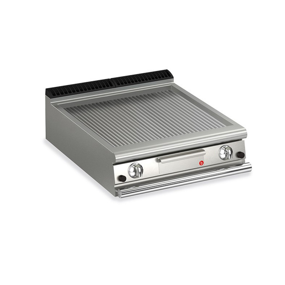 Plancha à gaz - plaque rainurée 37,3 dm² - p 700 - baron