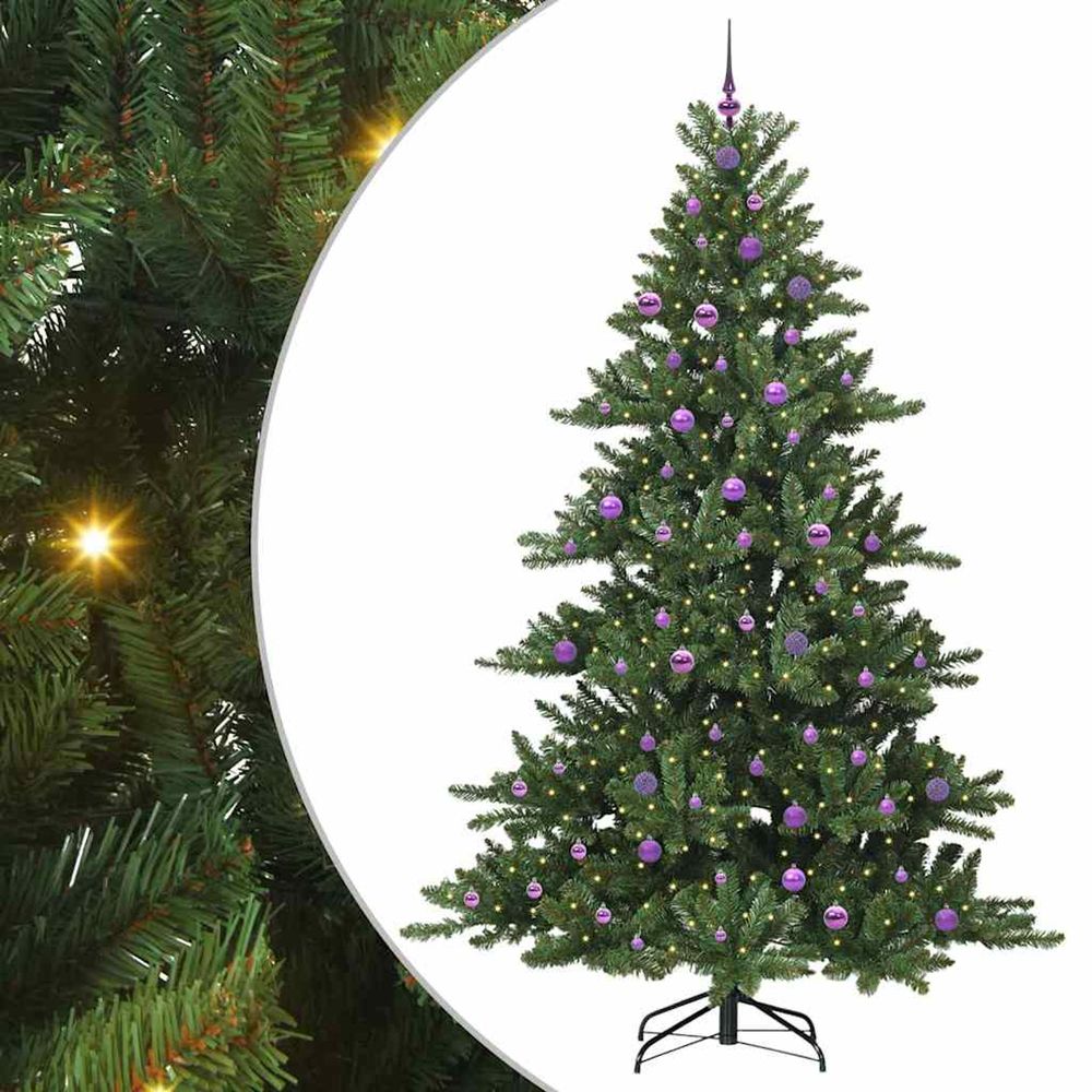 Sapin de noël artificiel à branches articulées vert 240 cm
