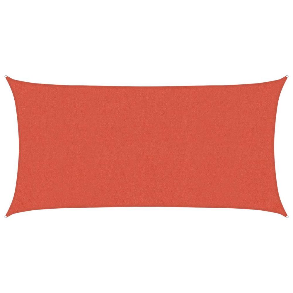 Voile d'ombrage 160 g/m² terre cuite 2,5x4,5 m pehd