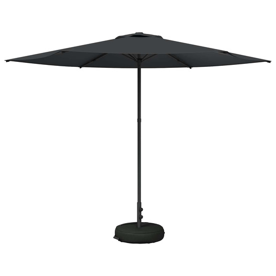 Parasol de jardin avec base 300 x 300 cm polyester