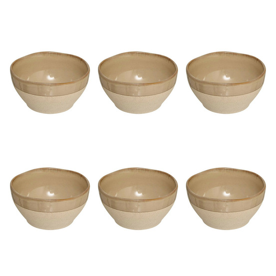 Lot de 6 coupelles en faïence