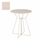 Mica decorations table d'appoint bueno - 60x60x70 cm - le fer - rose