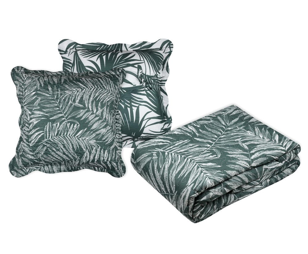 Couvre lit + taies tropic manissa