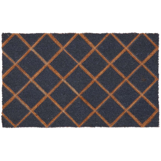 Paillasson en fibres de coco relief diamants