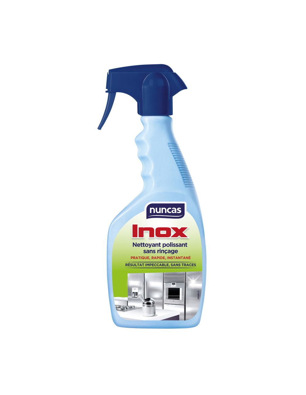 Nettoyant polissant inox vapo 500ml - nuncas