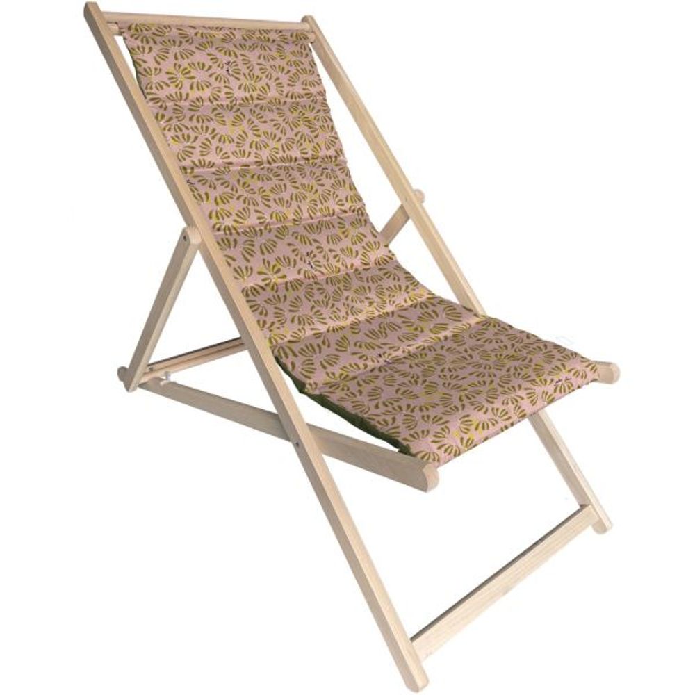 Chilienne matelassée en tissu imprimé délicatesse