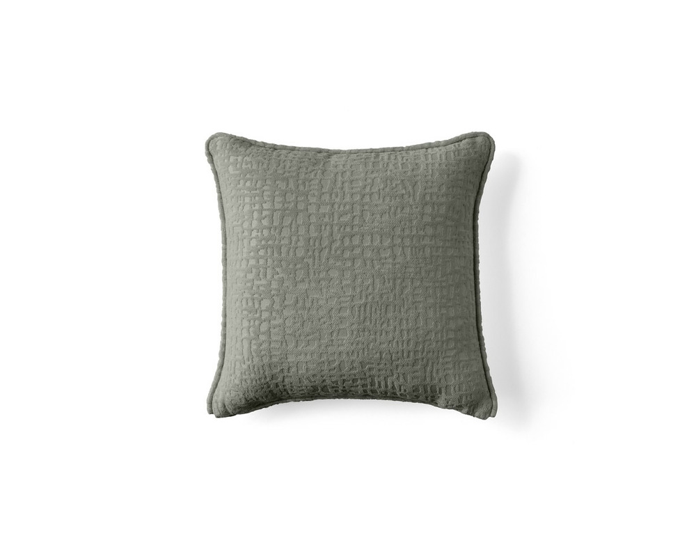 Topaze - coussin - en tissu velours relief - 40x40 cm