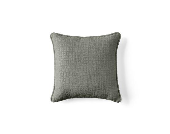 Topaze - coussin - en tissu velours relief - 40x40 cm
