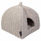Igloo animaux de compagnie softy xs beige rosette