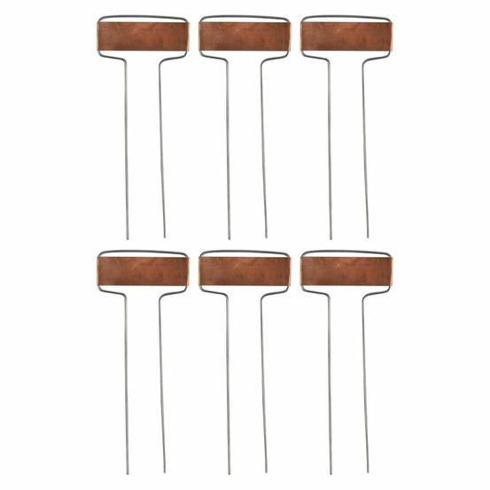 Etiquettes à plantes en cuivre (lot de 6)