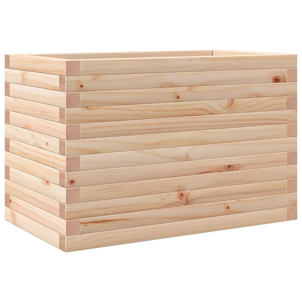 Jardinière d'extérieur 70x40x45,5 cm bois de pin massif