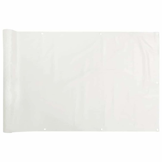 Écran d'intimité de balcon blanc 800x120 cm pvc