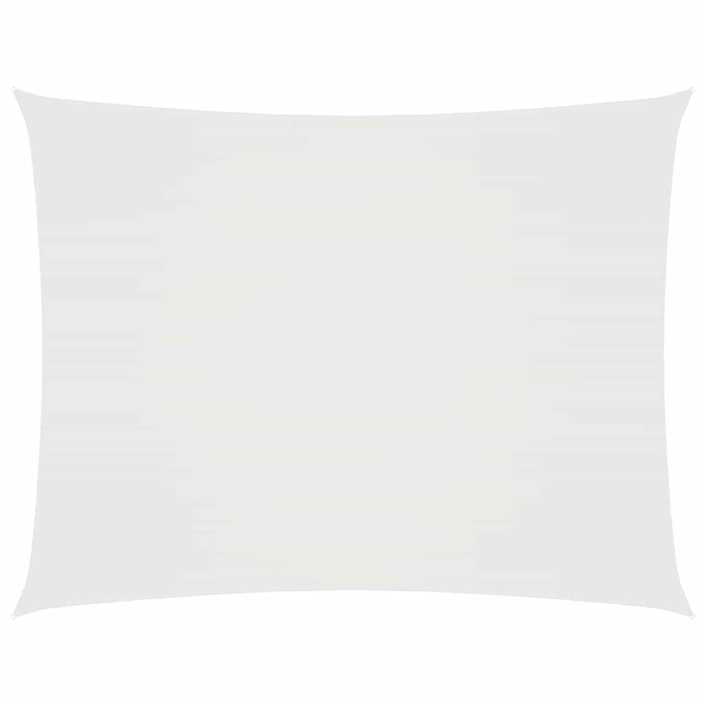 Voile de parasol tissu oxford rectangulaire 2x3,5 m blanc