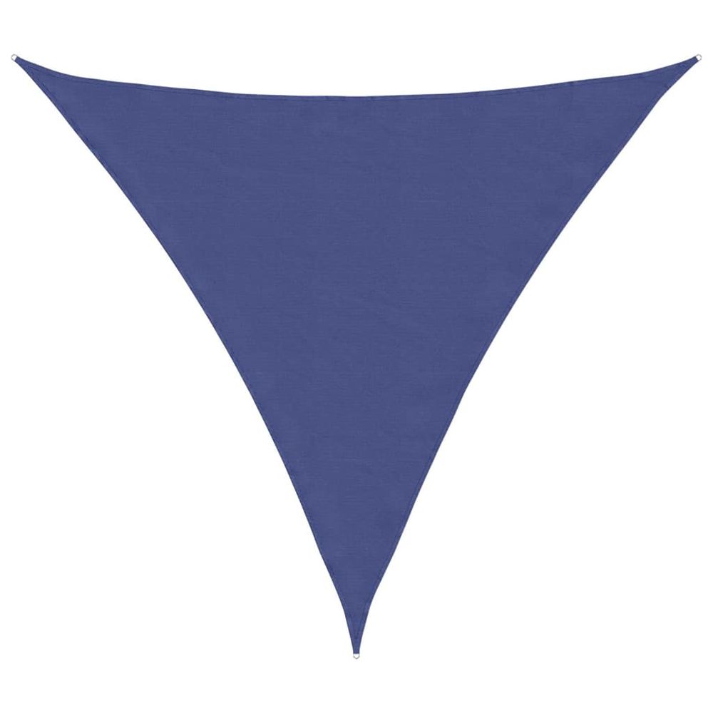 Voile de parasol tissu oxford triangulaire 4,5x4,5x4,5 m bleu