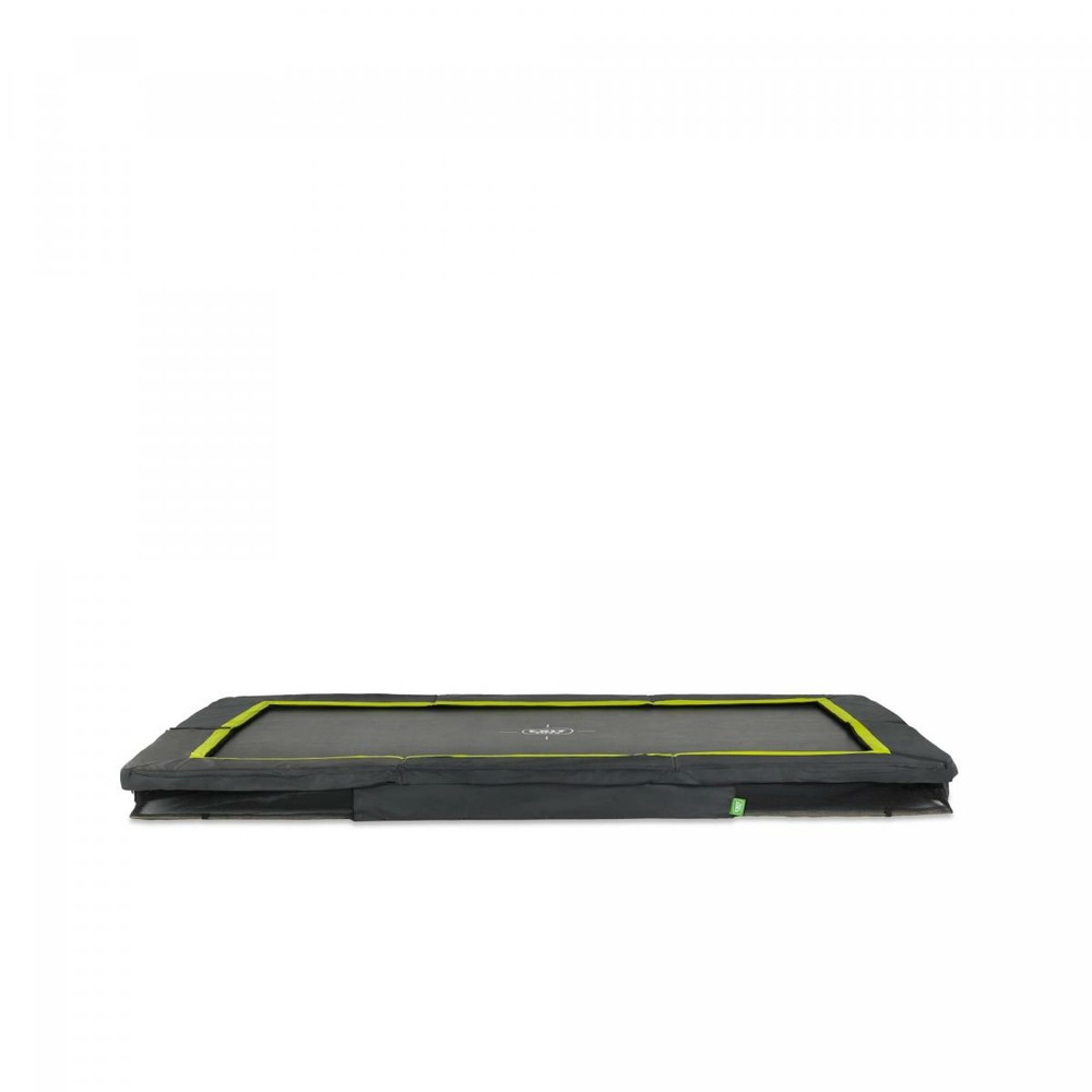Trampoline enterré silhouette sports ø214x305cm - noir