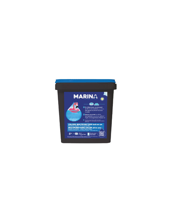 Chlore multifonction 25 galets 200g tp2 5kg - marina