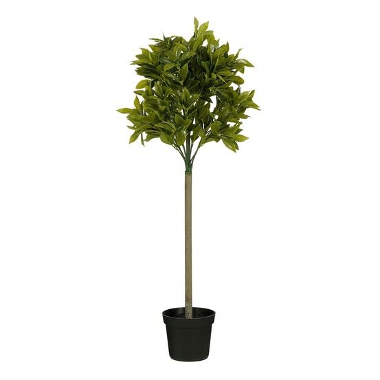 Mica decorations laurier arbre artificiel - h120 x ø40 cm - vert