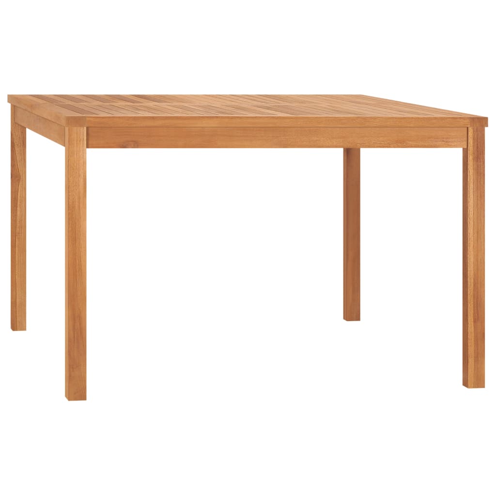 Table à dîner de jardin 120x120x77 cm bois de teck solide