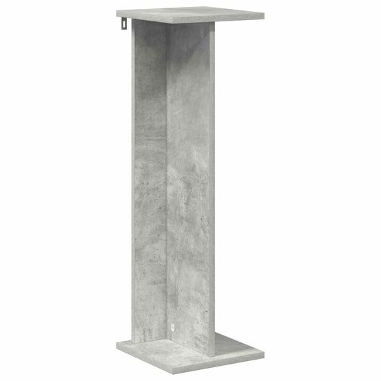 Support de plante gris béton 25 x 25,5 x 80,5 cm