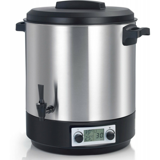 Stérilisateur de bocaux électrique cuve inox avec écran lcd robinet et minuteur 31l 2000w - kcpst31lcd.ix