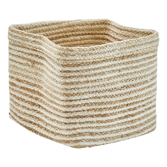 Panier de rangement tito en jute 30x30cm