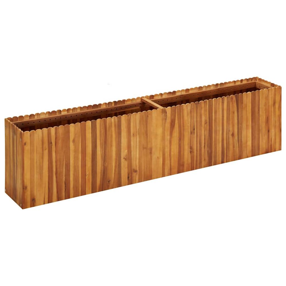 JARDINIERE 200X30X50 CM BOIS M-(862552)