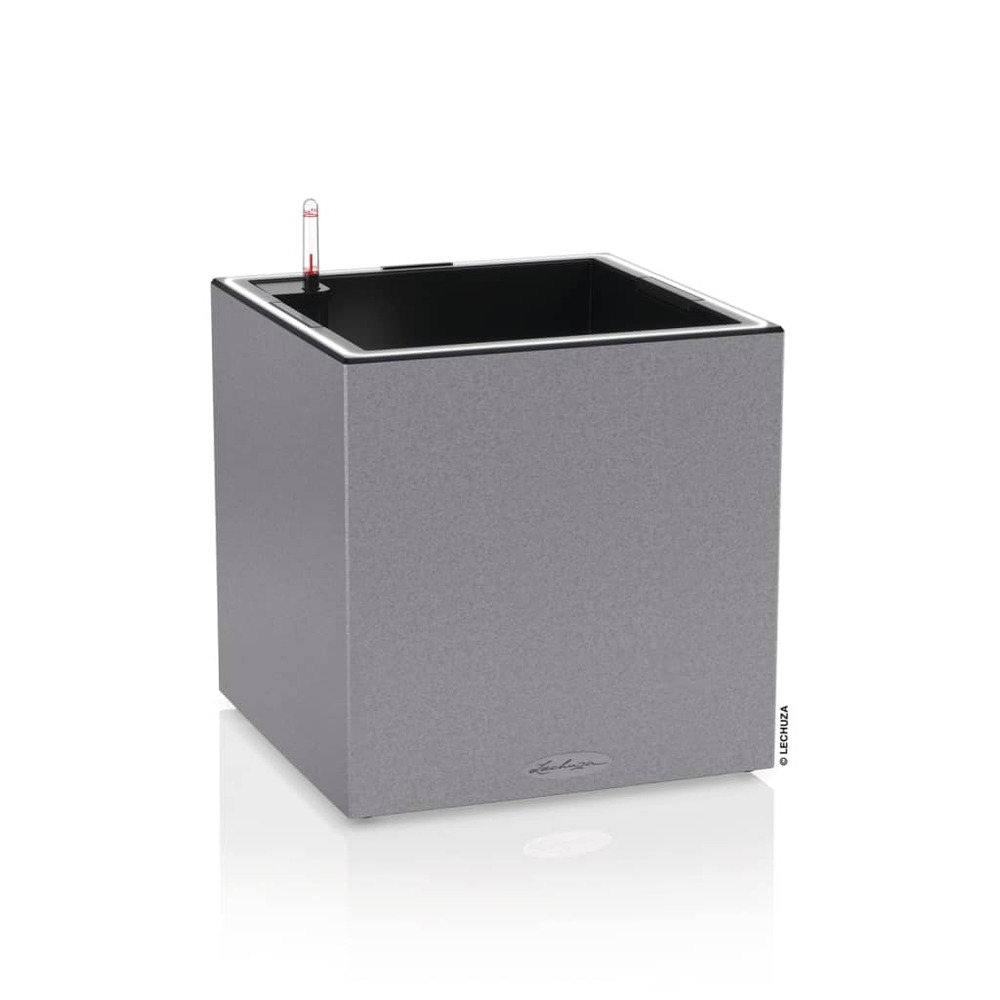 Jardinière canto stone 40 led low all-in-one 40x40 cm