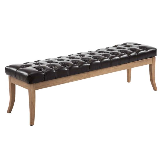 Banc ramses cuir artificiel antique-light 150