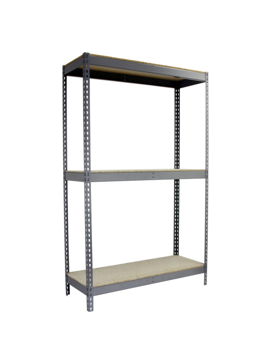 Etagère sans vis simonforte 1507-3 chipboard 1500 gris/bois gris/bois 1500x1500x750 - simonrack