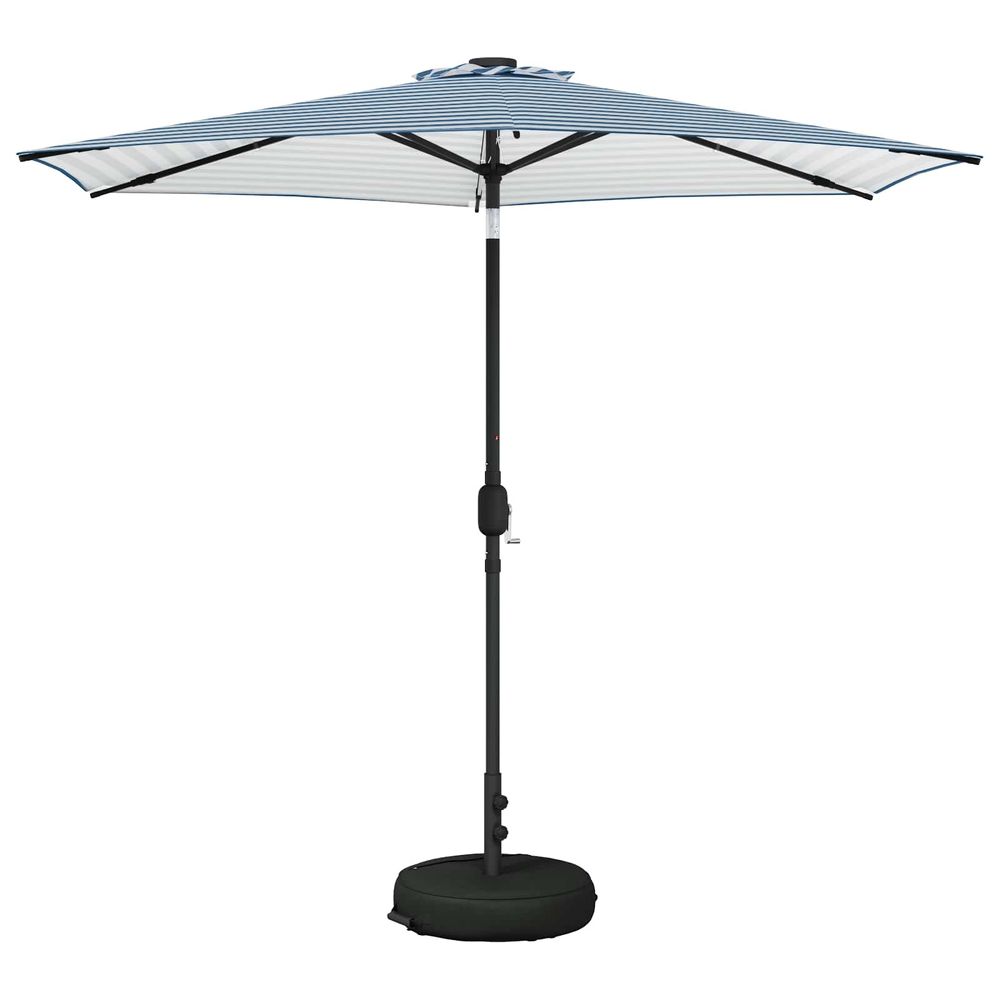 Parasol de jardin avec lumières led et base 2,7 x 2,7 m
