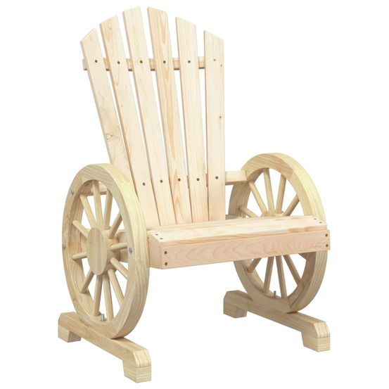 Chaise de jardin adirondack bois de sapin massif