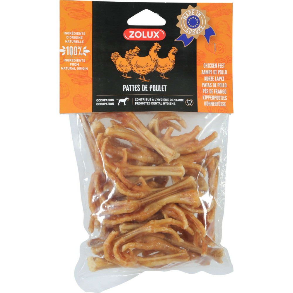 Pattes de poulet 500 g friandises pour chien